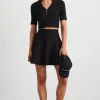 Knitted Mini Skirt 628