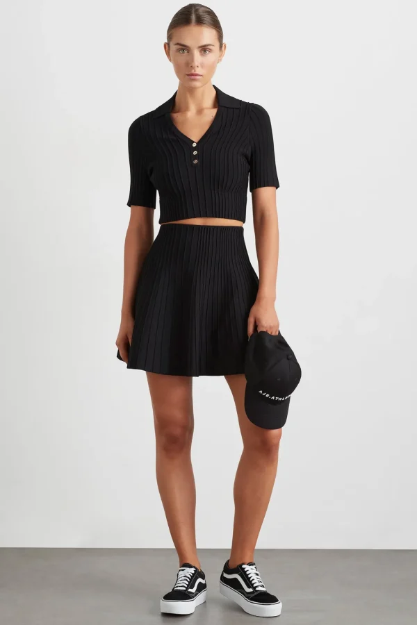 Knitted Mini Skirt 628