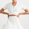 Knitted Polo Top 341