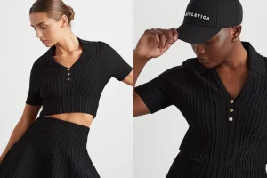 Knitted Polo Top 341
