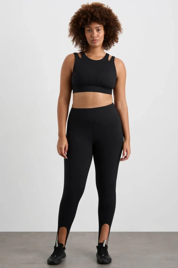 Layered Cut Out Sports Bra 385