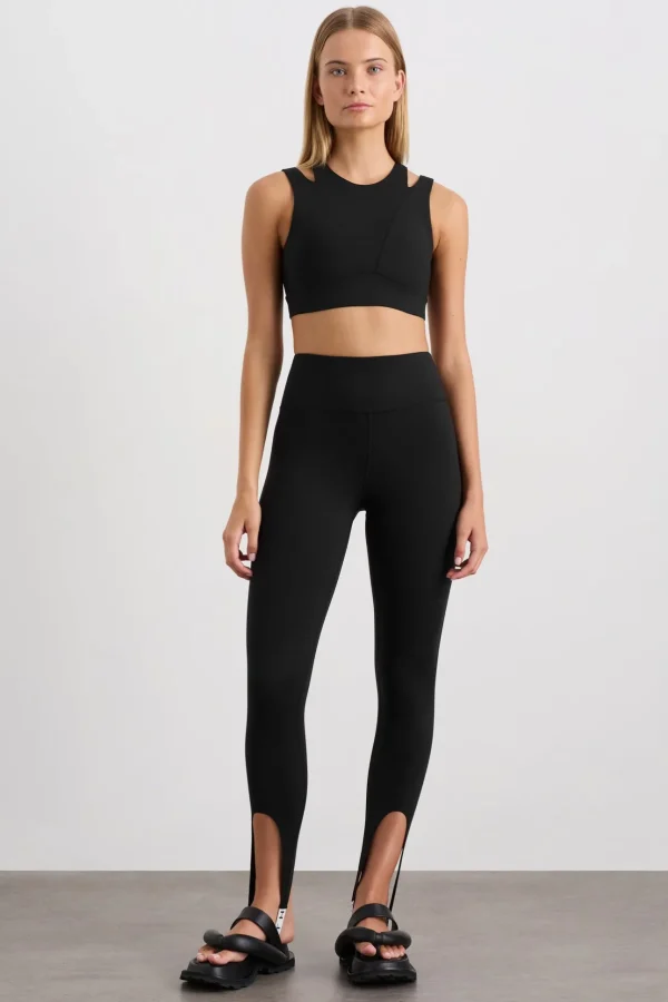 Layered Cut Out Sports Bra 385