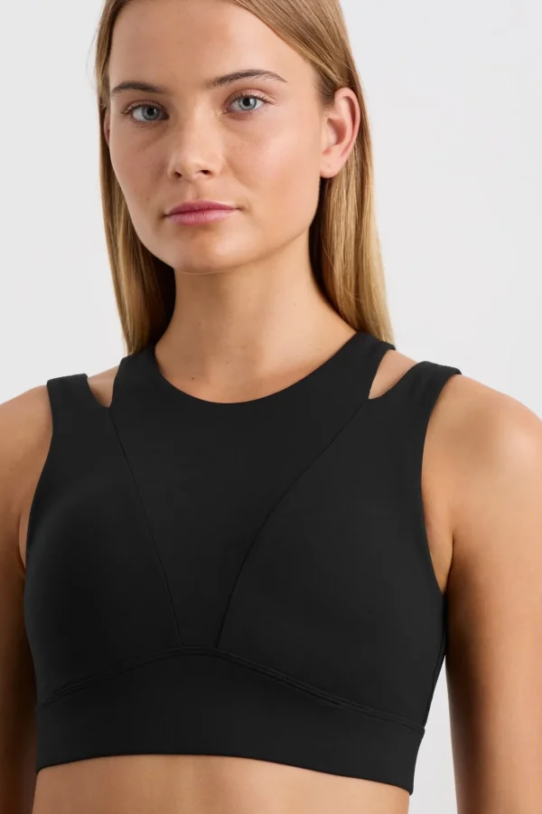 Layered Cut Out Sports Bra 385