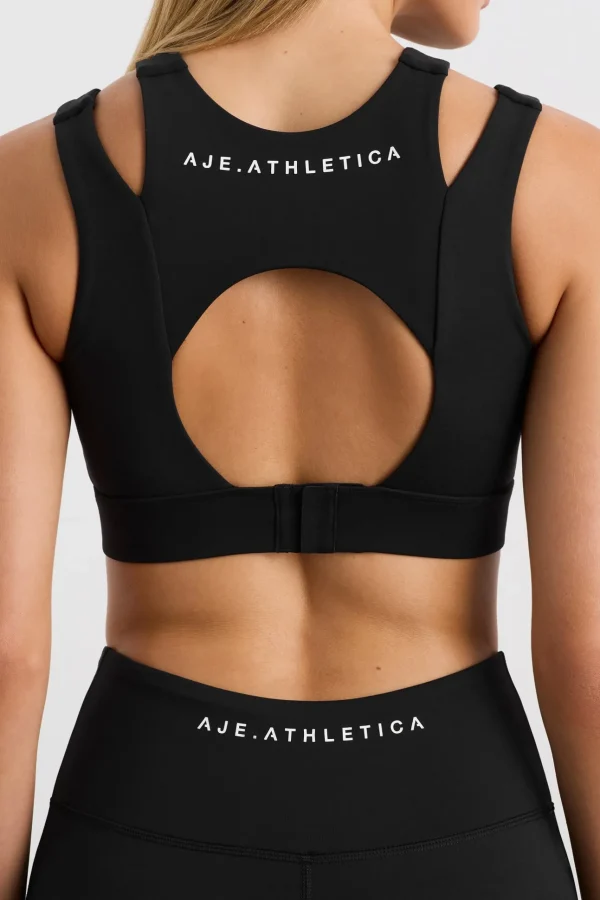 Layered Cut Out Sports Bra 385