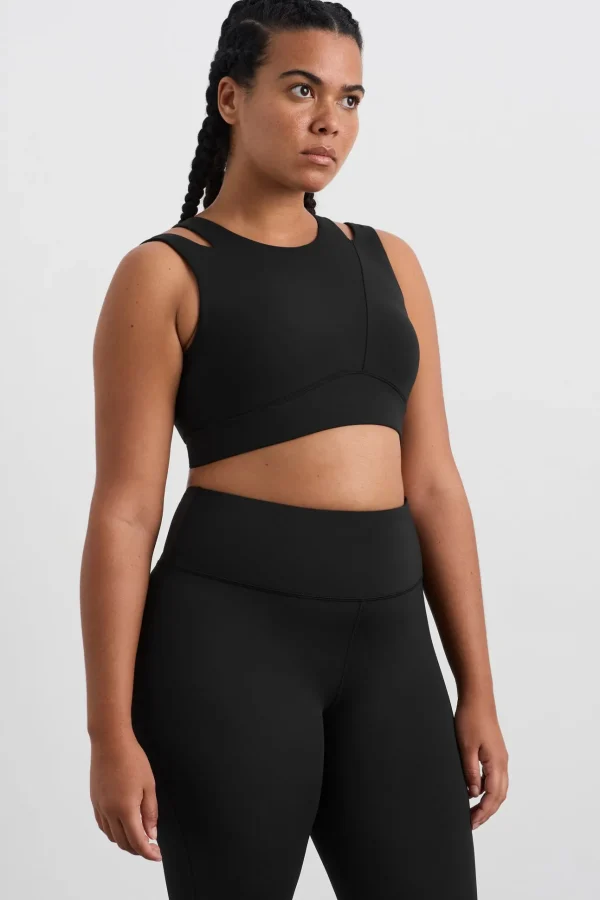 Layered Cut Out Sports Bra 385