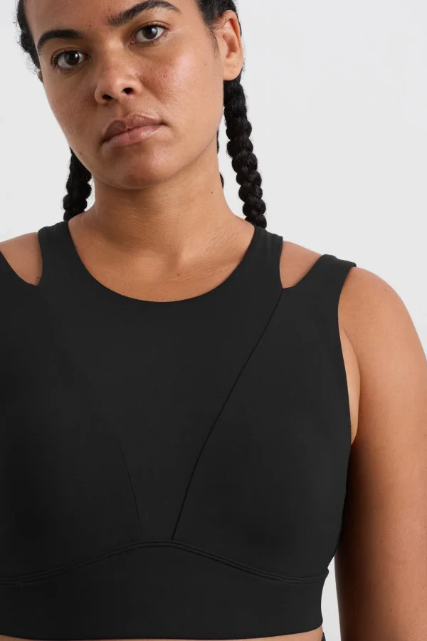 Layered Cut Out Sports Bra 385