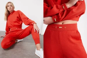 Logo Knit Trackpants 505