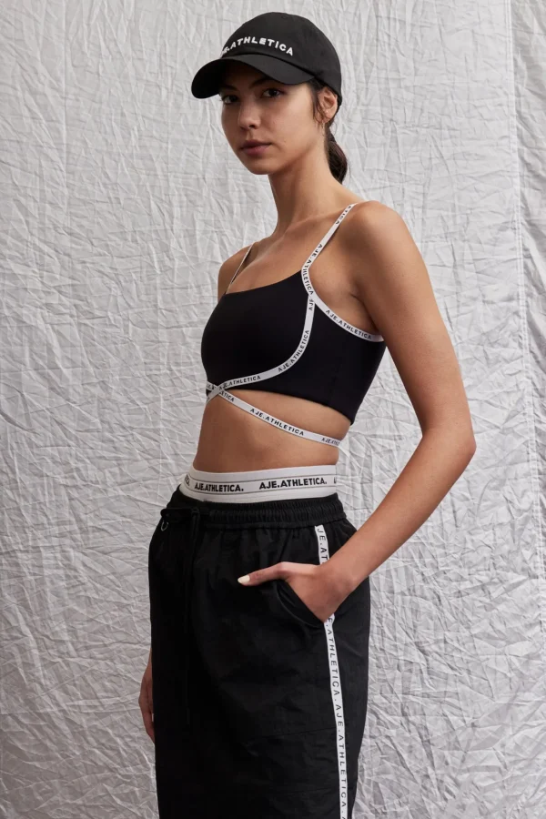 Logo Tape Crossover Bra 393