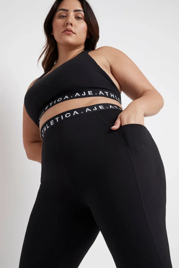Logotape Laser Cut Full Length Legging 208