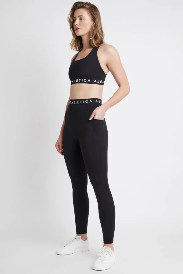 Logotape Laser Cut Full Length Legging 208