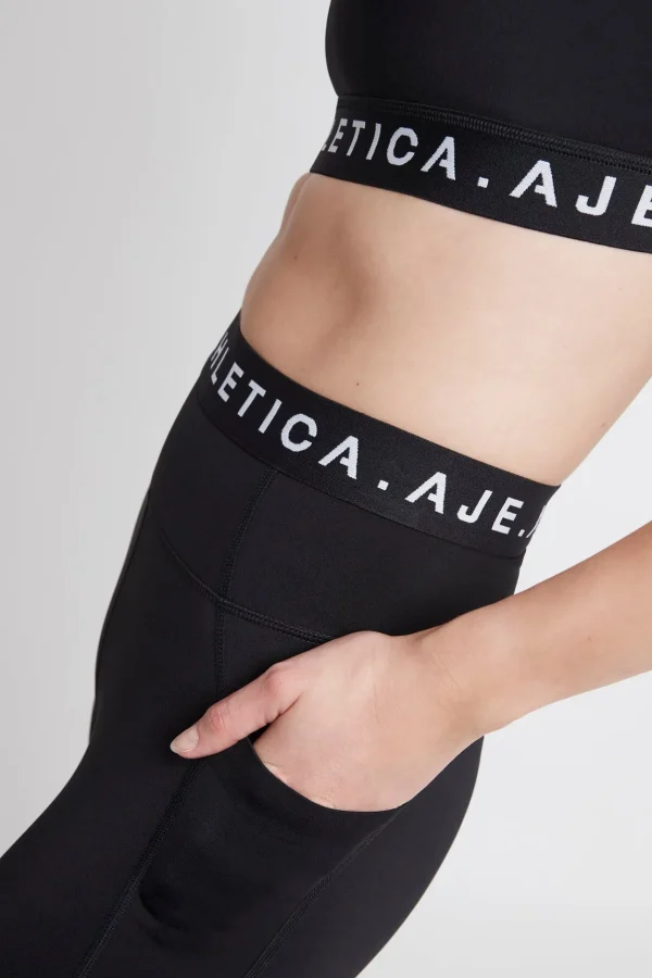 Logotape Laser Cut Full Length Legging 208
