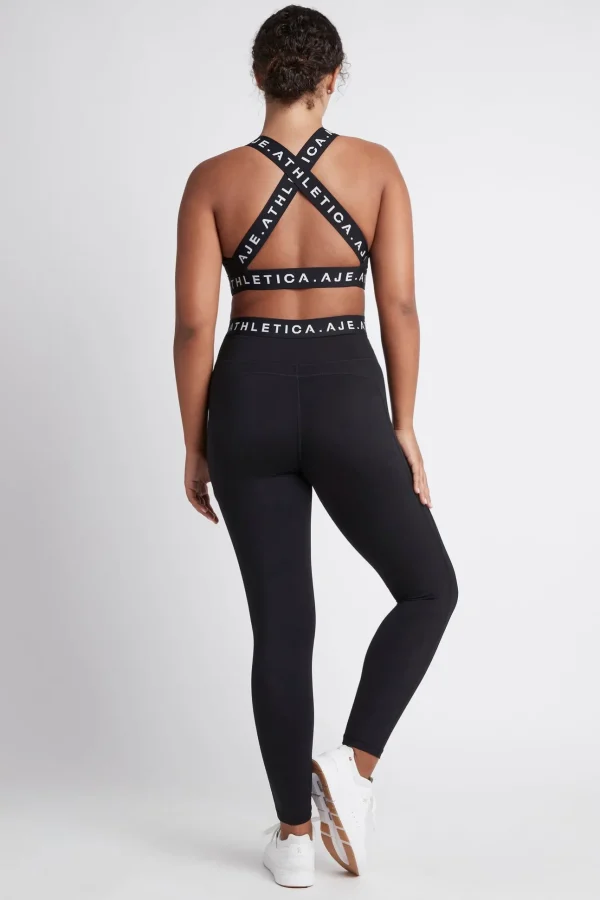 Logotape Laser Cut Full Length Legging 208
