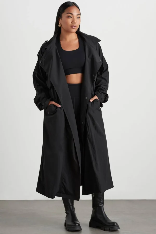 Longline Belted Trench 703