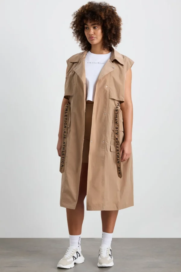 Longline Belted Vest 703