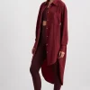 Longline Windbreaker Shirt 438