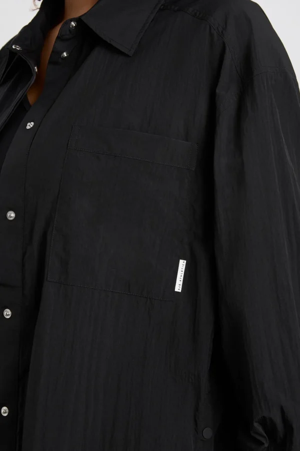 Longline Windbreaker Shirt 438