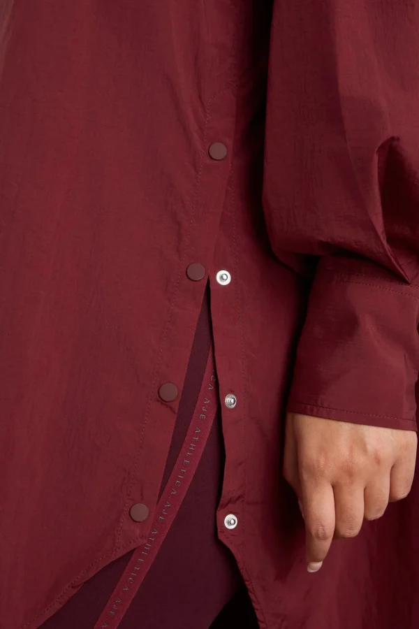 Longline Windbreaker Shirt 438