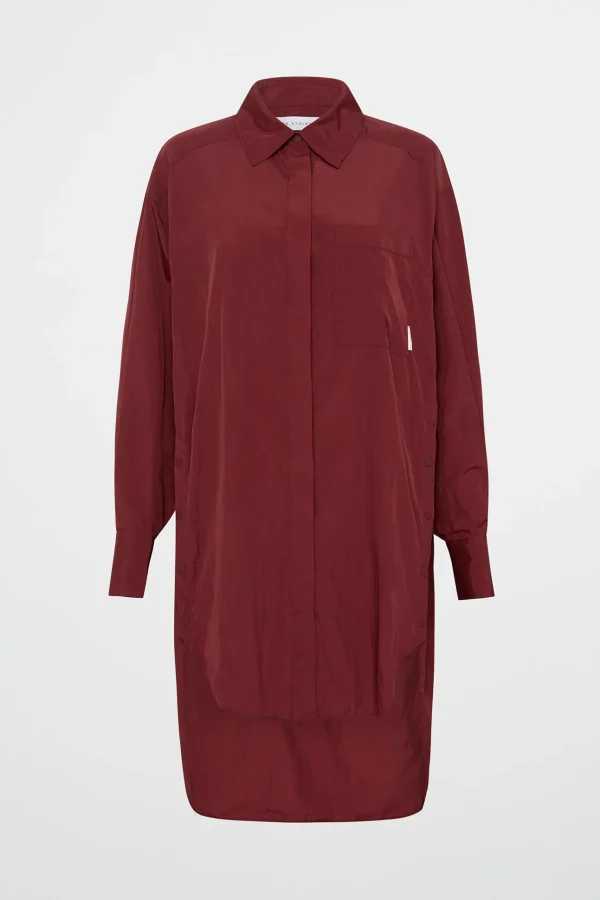 Longline Windbreaker Shirt 438