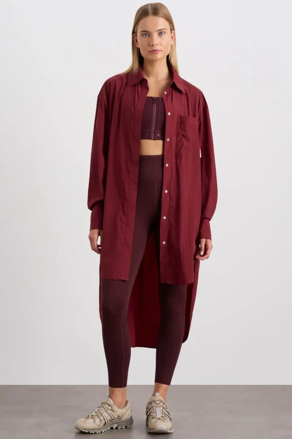 Longline Windbreaker Shirt 438