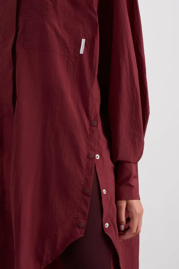 Longline Windbreaker Shirt 438
