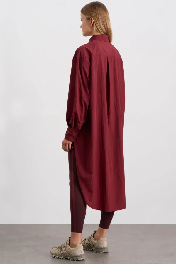 Longline Windbreaker Shirt 438
