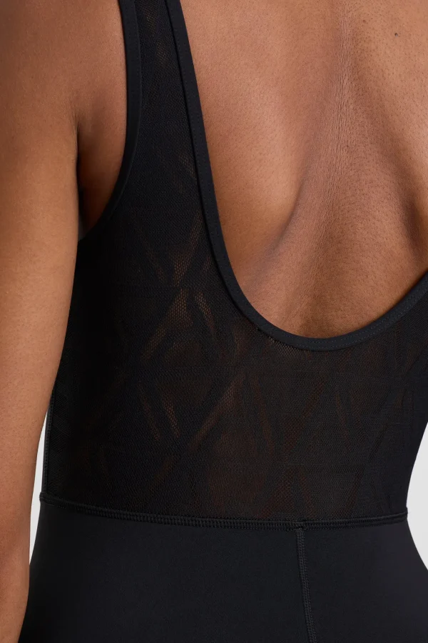 Mesh Back Bike Catsuit 807