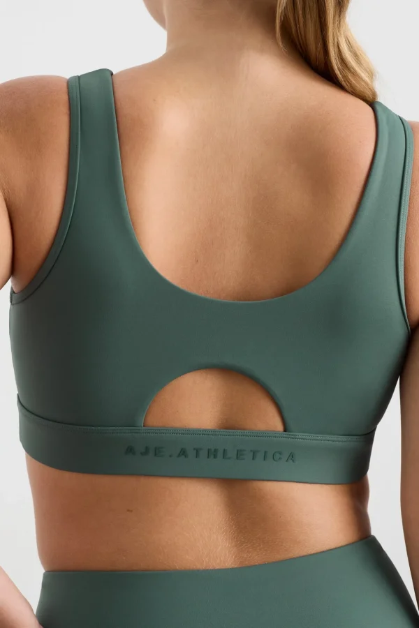 Mesh Keyhole Front Bra 371