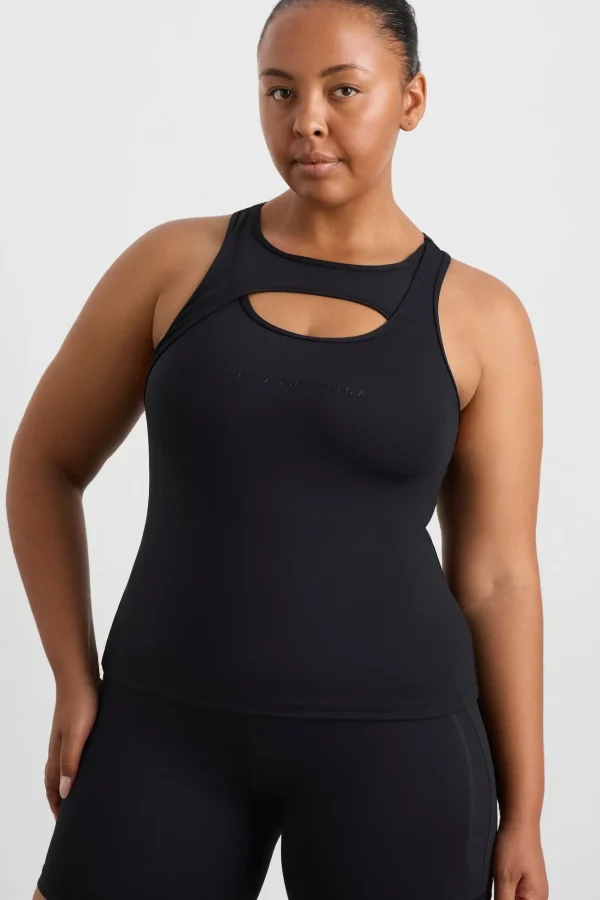 Mesh Keyhole Tank 154