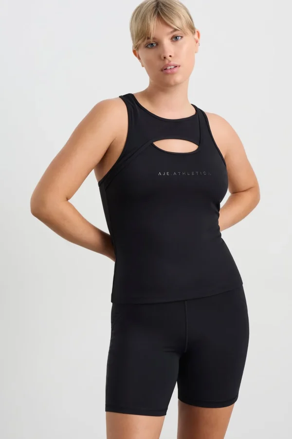 Mesh Keyhole Tank 154