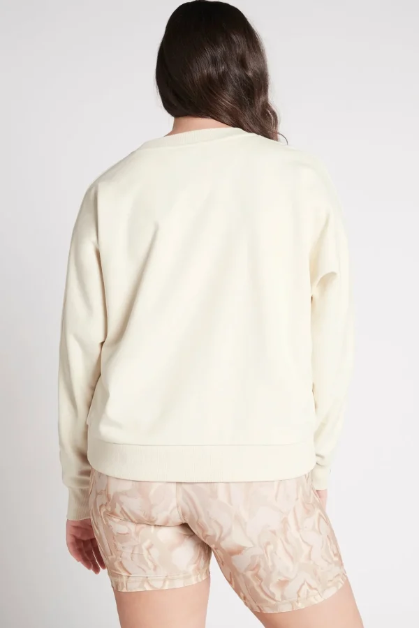 Metallic Signature Logo Crew Jumper 401