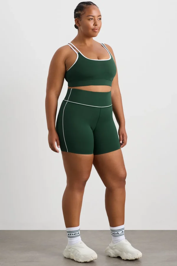 Mid Piped Bike Shorts 607