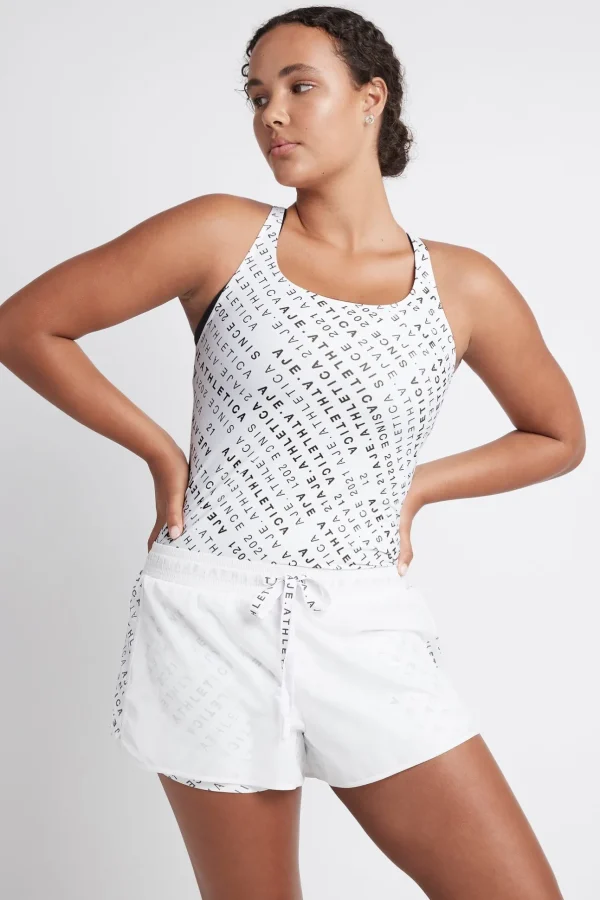 Monogram Logo Racerback Singlet 113