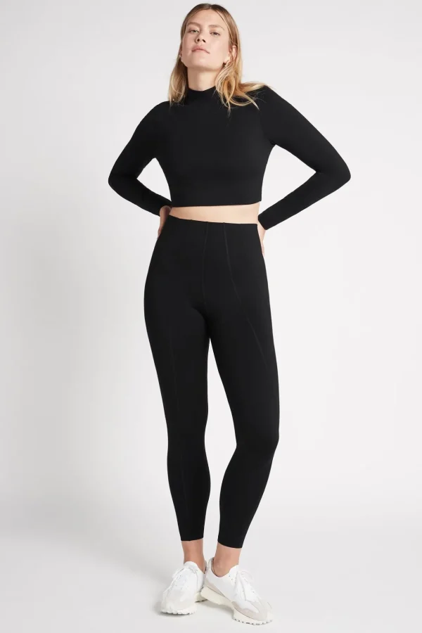 Open Back Long Sleeve Crop Top 315