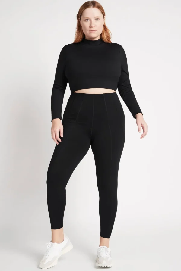 Open Back Long Sleeve Crop Top 315