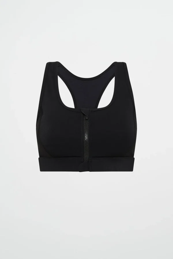 Ottoman Zip Front Bra 329