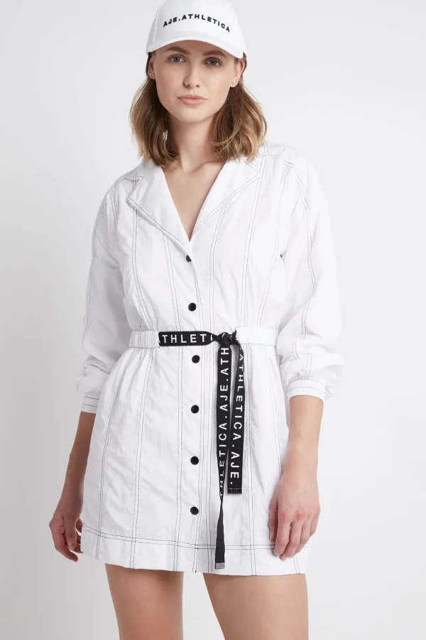 Oversized Belted Mini Dress 803