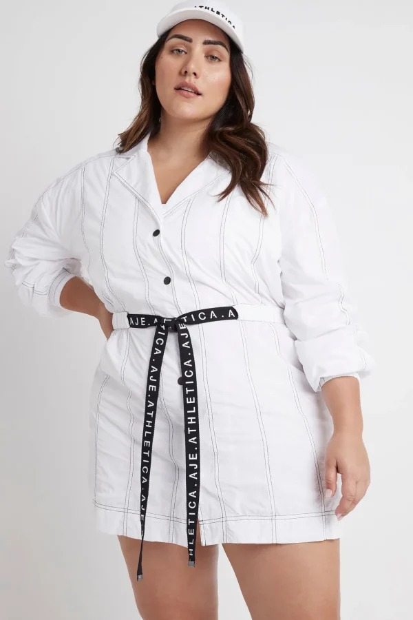 Oversized Belted Mini Dress 803