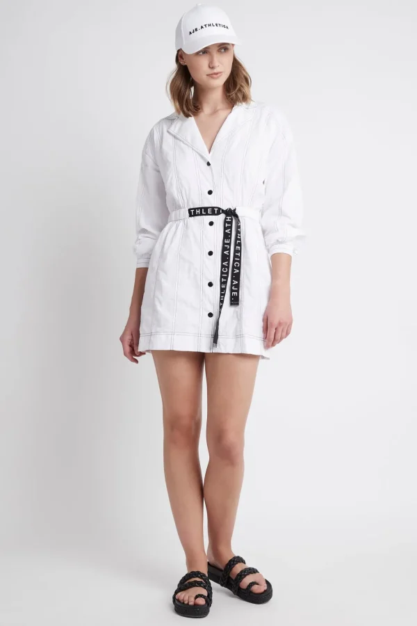 Oversized Belted Mini Dress 803
