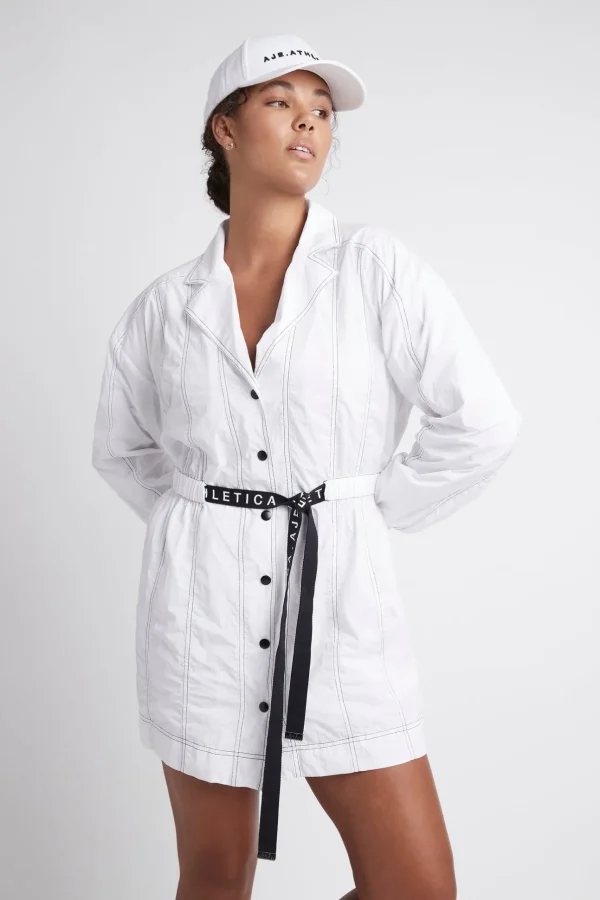 Oversized Belted Mini Dress 803