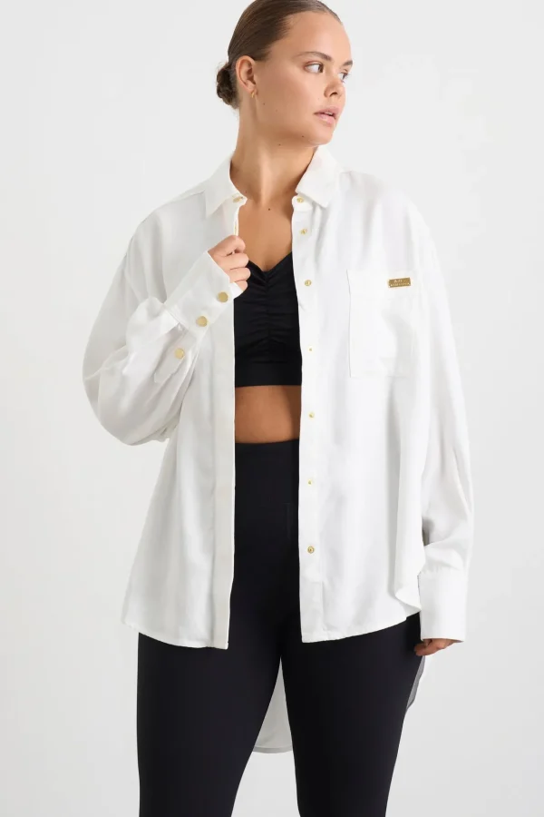 Oversized Denim Shirt 421