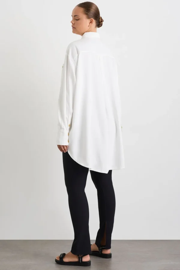 Oversized Denim Shirt 421