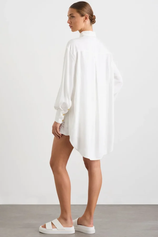 Oversized Denim Shirt 421