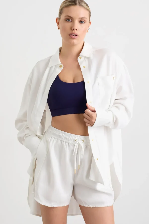 Oversized Denim Shirt 421