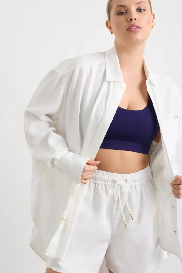 Oversized Denim Shirt 421