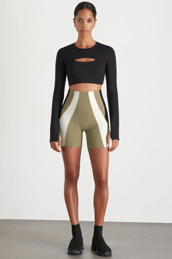 Panelled Bike Short 615