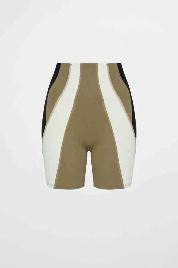 Panelled Bike Short 615