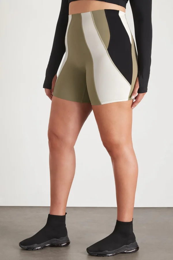 Panelled Bike Short 615