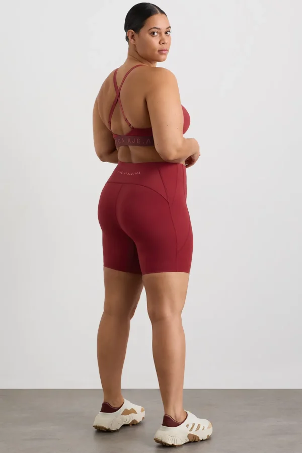 Panelled Bike Shorts 615