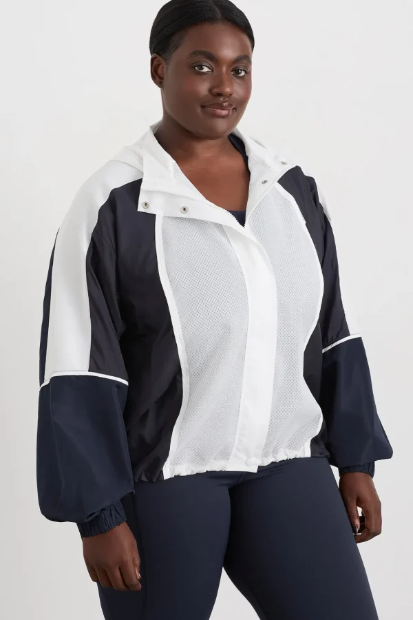 Panelled Zip Jacket 725