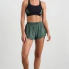Perforated Spray Shorts 019